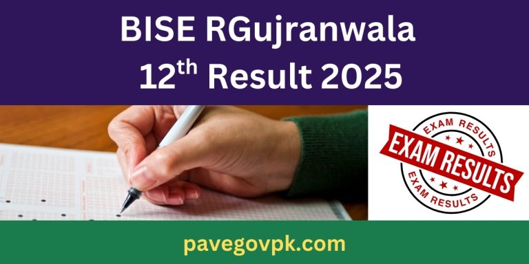 BISE Gujranwala Board 12th Class Result 2025