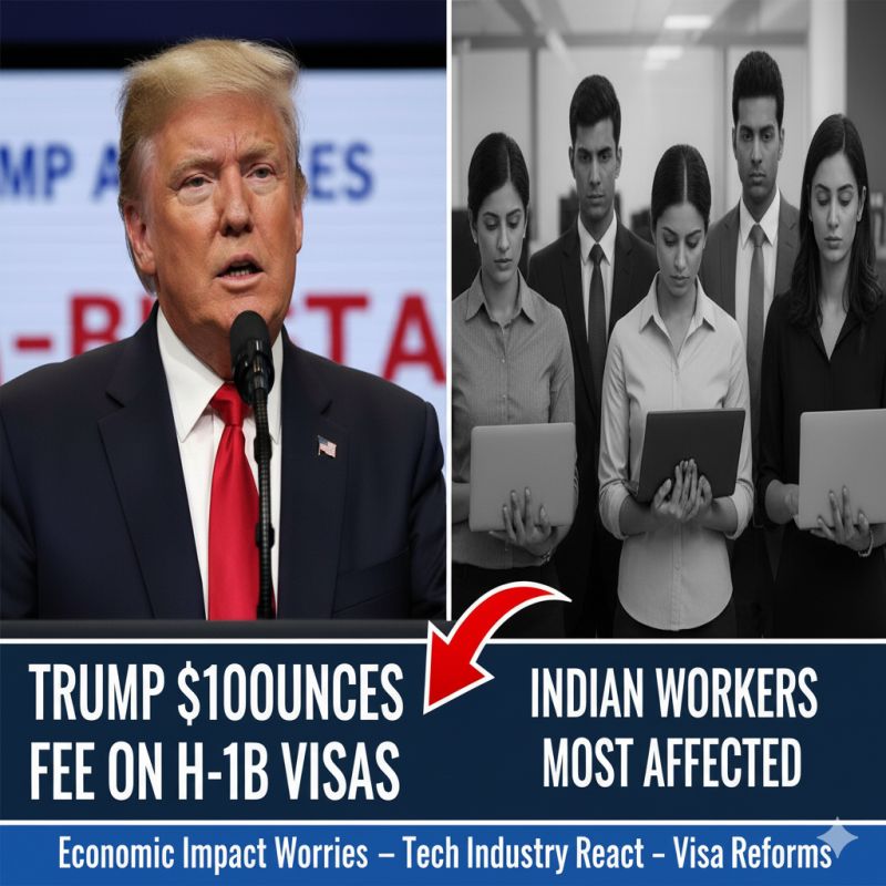 Trump Announces $100,000 Fee on H-1B Visas