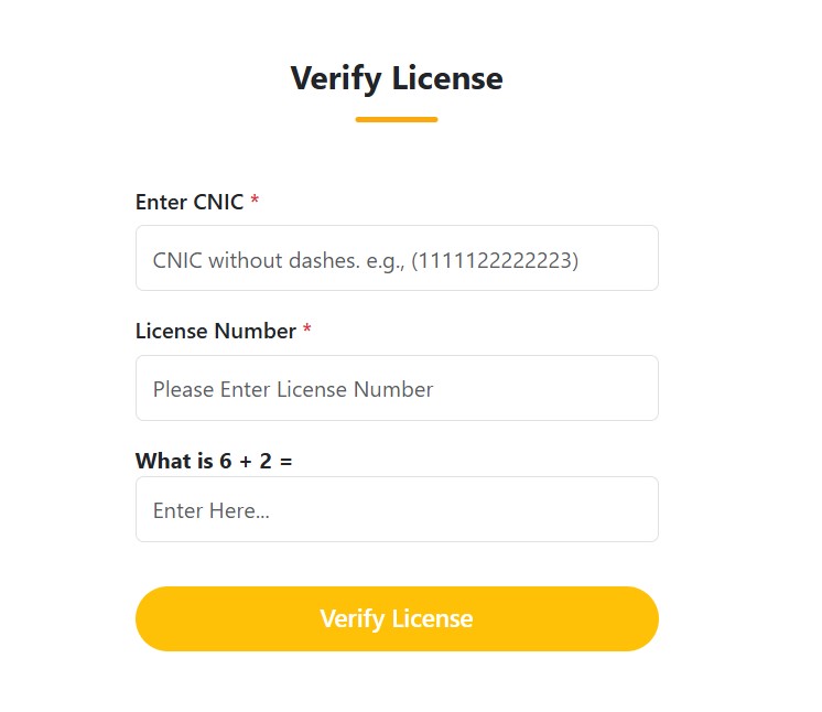 Verify License
