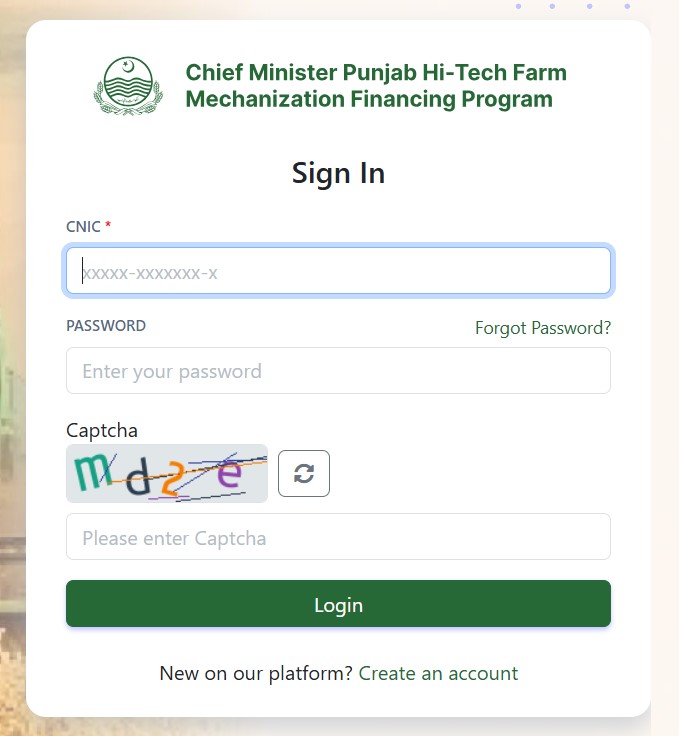 cmhightech.punjab.gov.pk Login